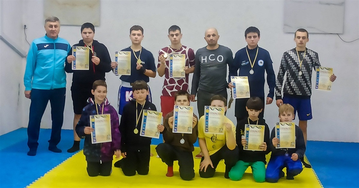 Змагалися кагарлицькі кікбоксери: хто найсильніший