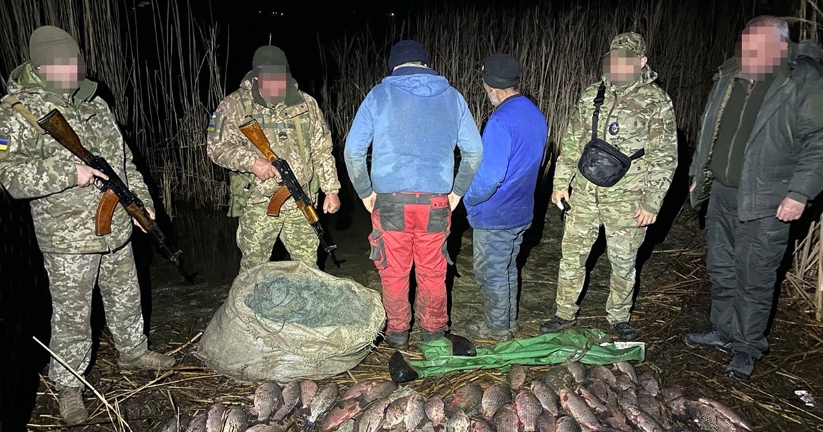 На озері Ялпуг затримали браконьєрів з уловом на 750 тисяч гривень