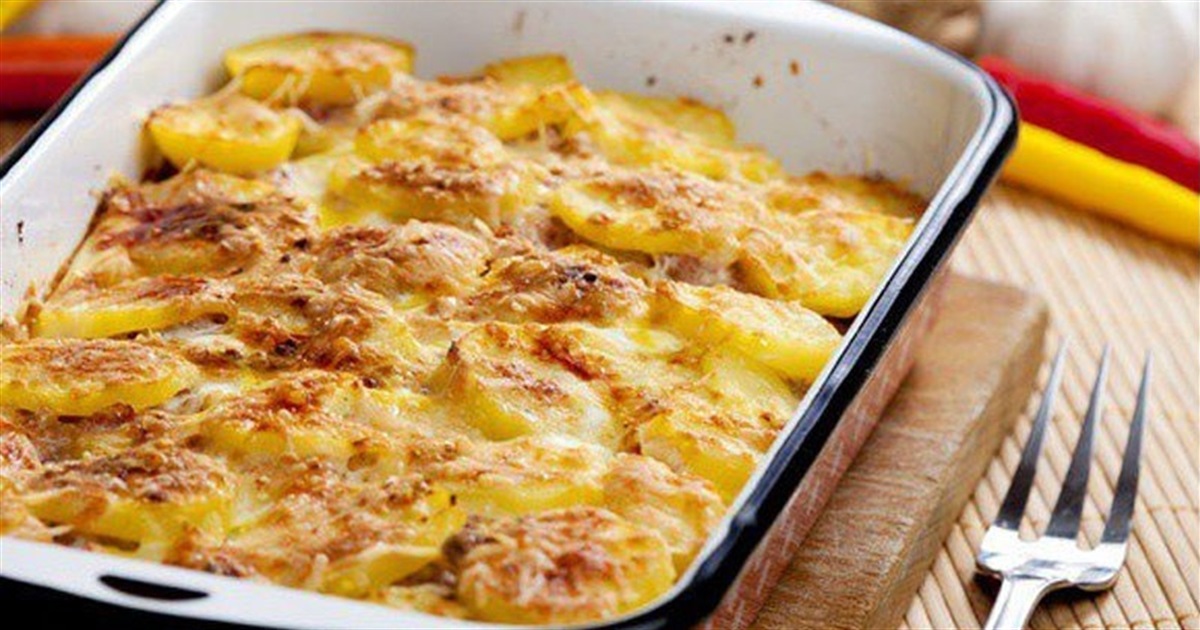 Рецепт дня: запіканка з картоплею і курячим філе