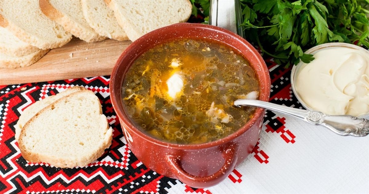 Рецепт дня: зелений борщ з м'ясом
