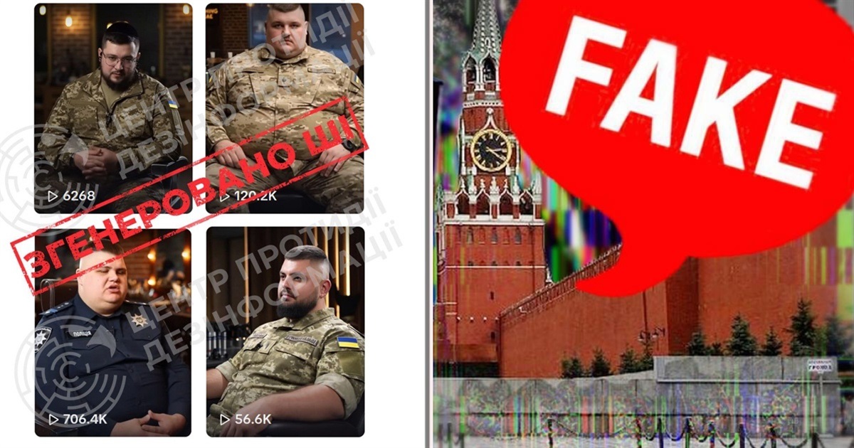 ЦПД фіксує нову хвилю згенерованих відео, які просувають наративи ru-пропаганди