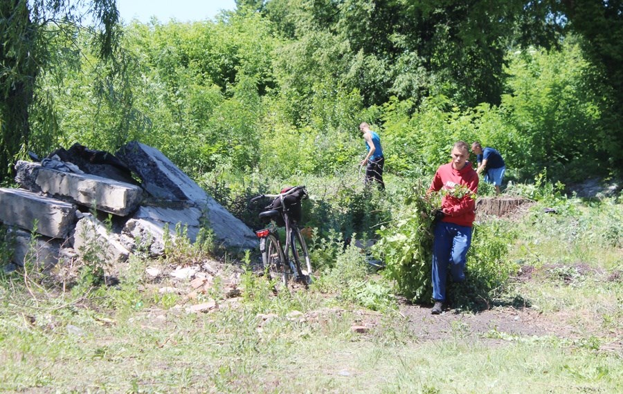 У селищі динзаводу почали ліквідацію стихійного звалища