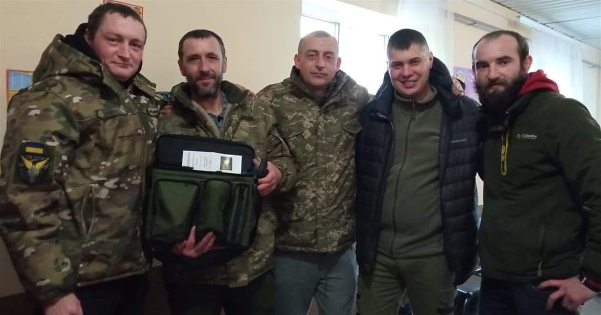 Захисники України 38 ОСБ «Ангели Вінниччини» дякують освітянам за потужний блок живлення