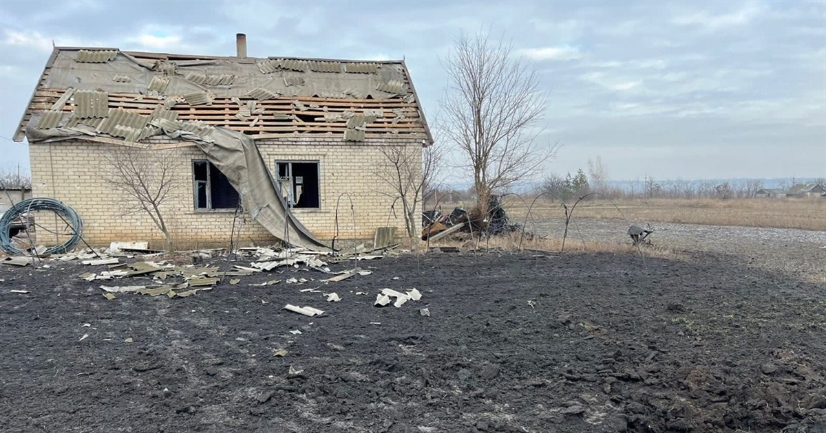 Росіяни знищили ще 7 будинків мирних мешканців. Ситуація у Волноваському районі на 1 лютого