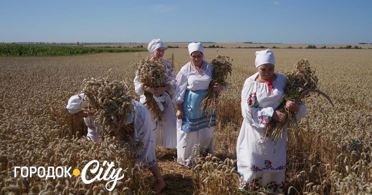 У Жищинцях повернули до життя старовинний обряд зажинок за рукописом місцевого краєзнавця