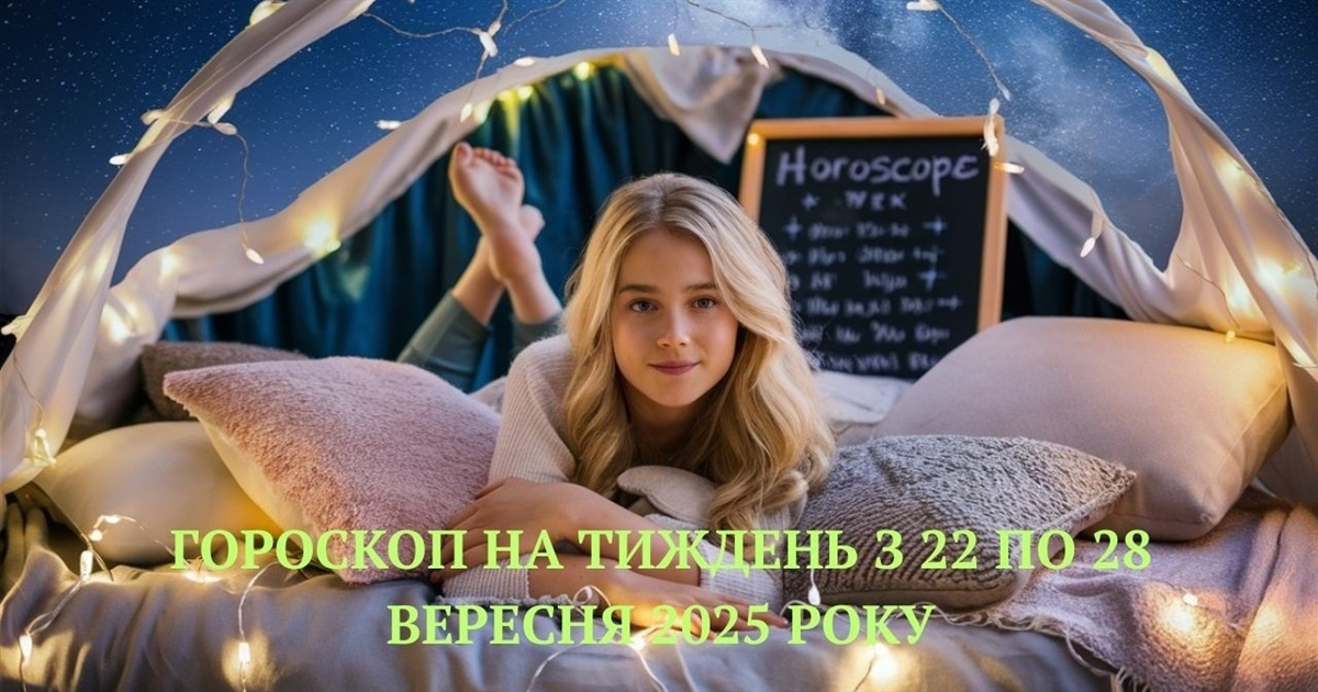Гороскоп на тиждень з 22 по 28 вересня: ваш орієнтир у буремному сьогоденні