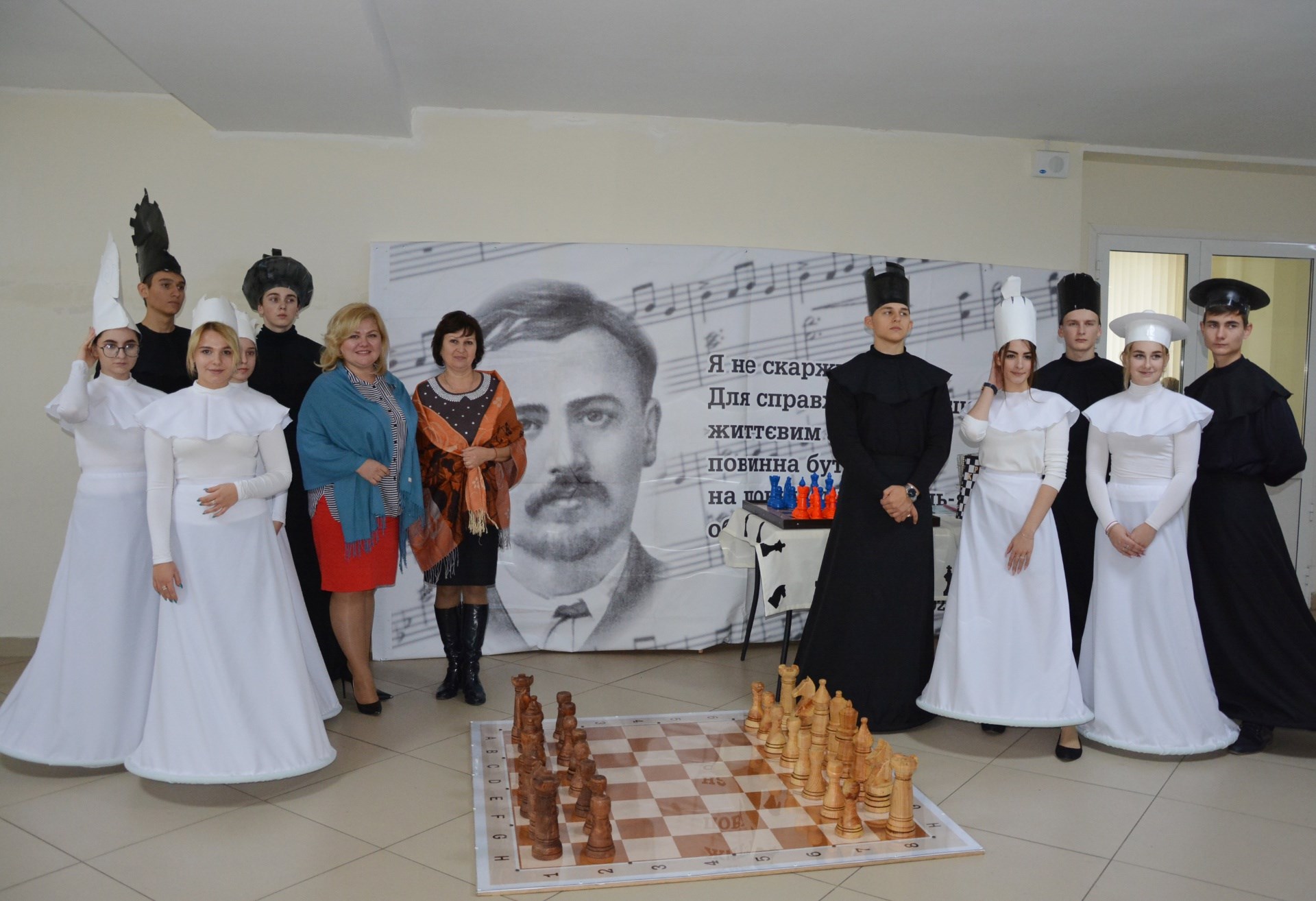Перший шаховий турнір до дня народження Леонтовича