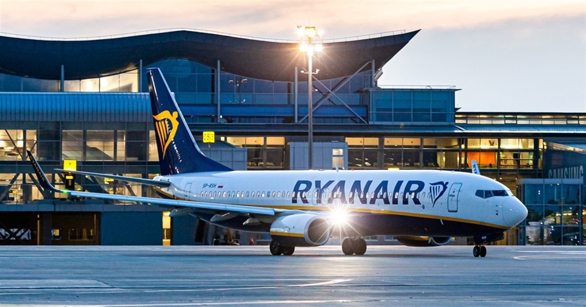 Ryanair дає 20% знижки на рейси до кінця березня — квитки від €13. Коли скористатись пропозицією