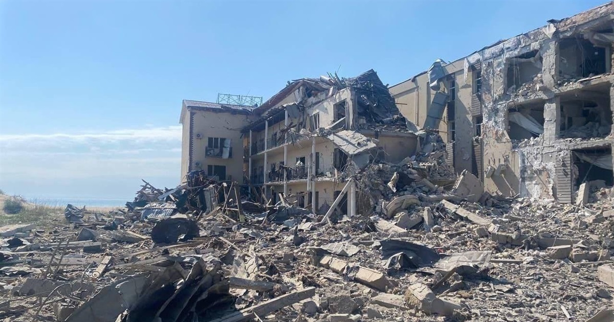 Russian missile strike in the Odesa region: 4 people injured, 6 buildings were damaged