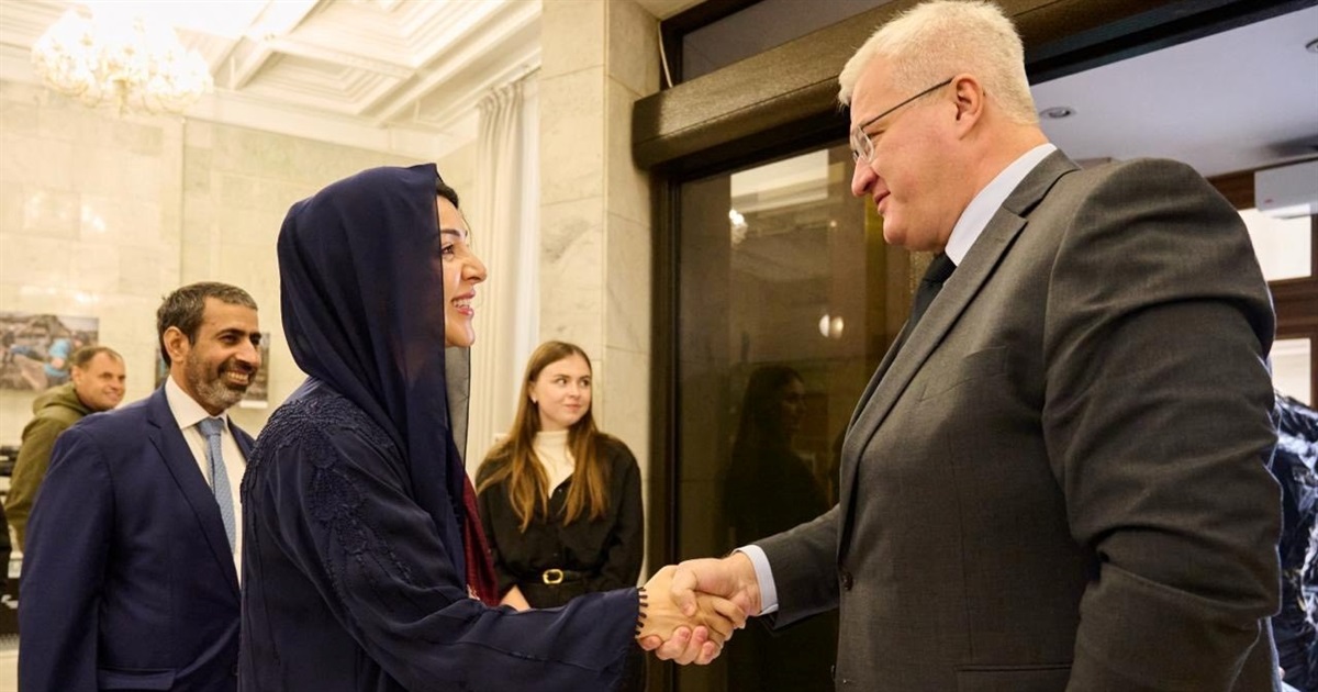 Міністр закордонних справ Андрій Сибіга провів зустріч у Києві з міністеркою ОАЕ Рім Аль Хашимі