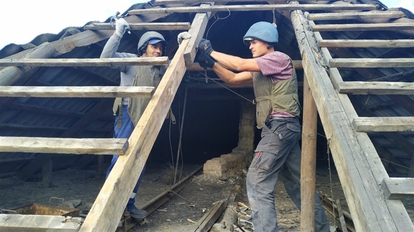 Стало відомо скільки будинків, які  постраждали від обстрілів, відновили в Мар'їнці та Красногорівці