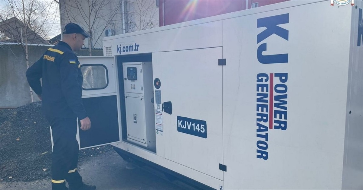 Ізмаїльські рятувальники отримали потужний генератор для роботи