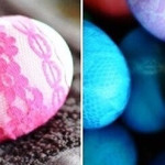 Фарбуємо з допомогою мережива