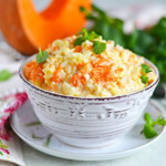 Гарбуз з рисом і яблуками (солодка каша)