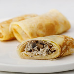 Млинці з куркою та грибами