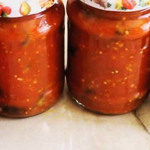 Баклажани на зиму з помідорами