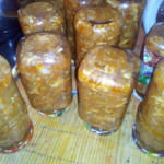 Баклажани з куриним філе