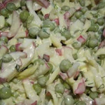 Салат з редискою з сиром і яйцями