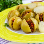 Фаршировані зелені помідори на зиму