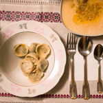 Грибна юшка з вушками