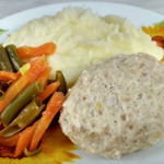 Вечеря: Куряча котлета на пару