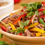 Салат з курячими шлуночками