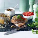 Крем-паштет із сала з яблуком і коньяком