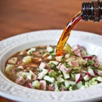 Класична окрошка на квасі