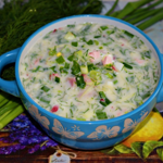 Окрошка на кефірі 