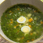 Пісний зелений борщ