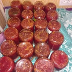 Борщова заправка на зиму з квасолею (борщ з банки за 15 хвилин)