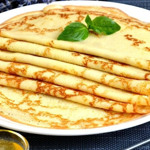 Сирні млинці на кефірі