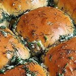 Пампушки з часником 