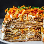 Печінковий закусочний торт