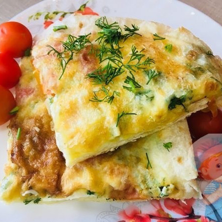 Яєчня в лаваші "Чарівний сніданок"