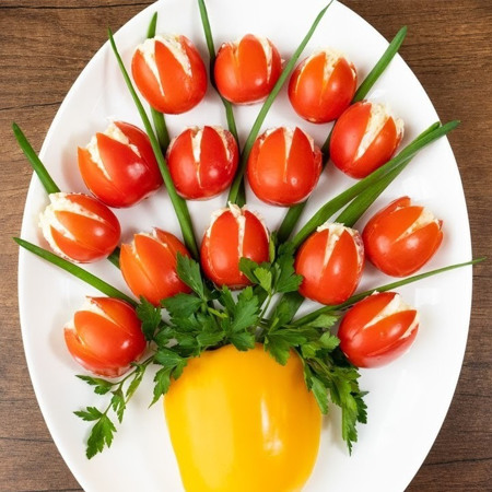 Салат «Тюльпани»