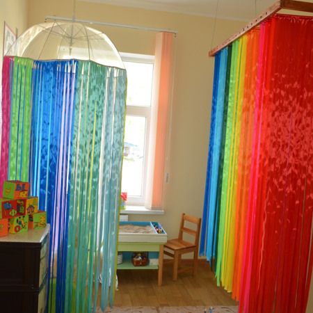 Стічковий дощ, місце для усамітнення і пісочна терапія