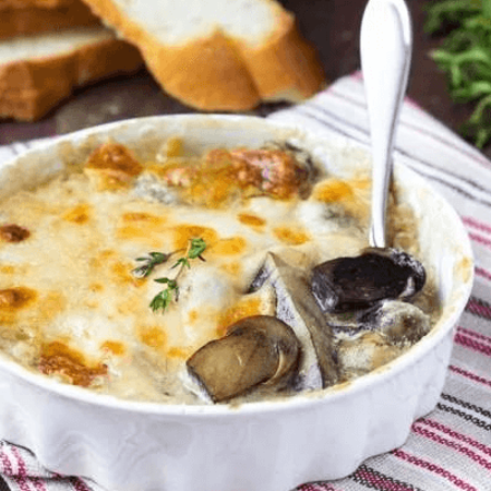 Жульєн з куркою і грибами