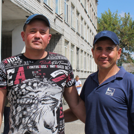 Олексій Запорожченко,  Віталій Паливода, с. Богинівка