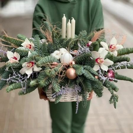 Новогодние икебаны