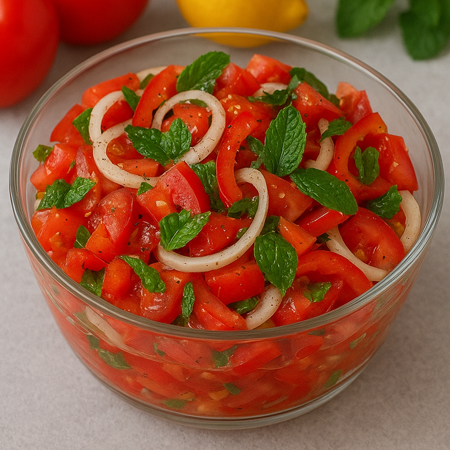 Салат з помідорів з м’ятою