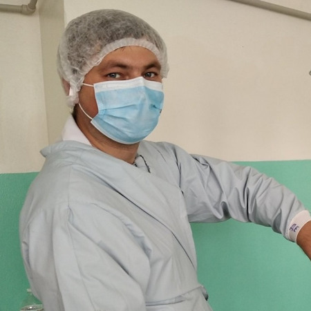 Євген Дьомін, медпрацівник