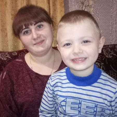 Оксана Новікова з синочком Нікітою