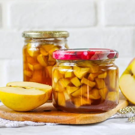 Заготовки для пирогів – яблука на зиму «П’ятихвилинка»  