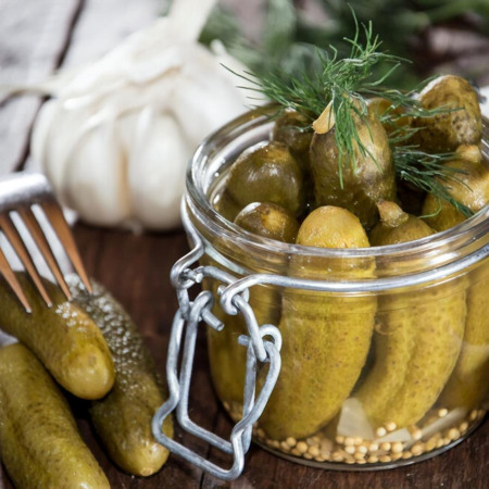 Огірки в гірчичному маринаді