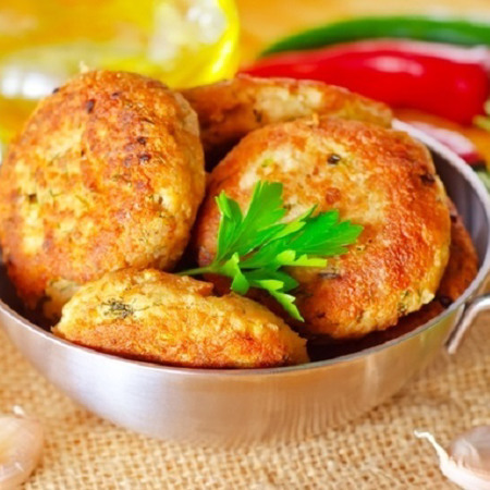 Гарбузово-курячі котлетки