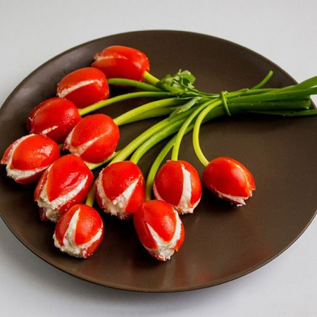  Салат «Тюльпани»