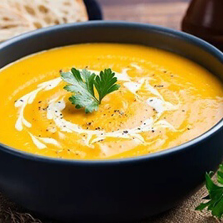 Гарбузовий крем-суп із вершками