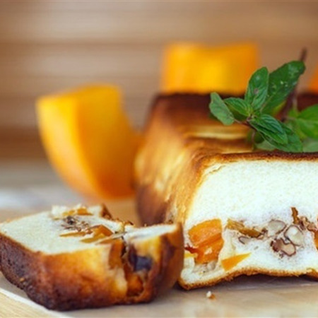 Гарбузова запіканка з яблуками, горіхами, медом