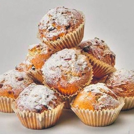 Медові мафіни з маком і сухофруктами